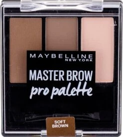 Maybelline Master Brow Design Kit - 3 Soft Brown - Bruin - Wenkbrauw Set -Schoonheidsproducten Winkel 1079x1200
