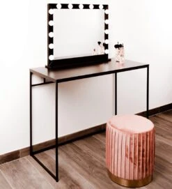 Make Up Spiegel Met Verlichting | Vivo | Hollywood Spiegel | Zwart | Touch | 3 Standen | 70x54 -Schoonheidsproducten Winkel 1094x1200 1