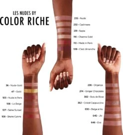 L’Oréal Paris Make-Up Designer Color Riche Satin Lipstick - 231 Sepia Silk - Nude - Verzorgende Lippenstift Met Arganolie Voor Een Comfortabel Gevoel - 4,54 Gr -Schoonheidsproducten Winkel 1095x1200