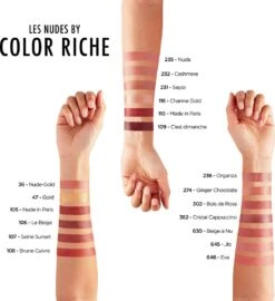 L’Oréal Paris Make-Up Designer Color Riche Satin Lipstick - 231 Sepia Silk - Nude - Verzorgende Lippenstift Met Arganolie Voor Een Comfortabel Gevoel - 4,54 Gr -Schoonheidsproducten Winkel 1098x1200
