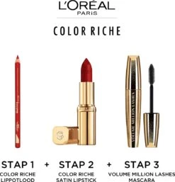 L’Oréal Paris Make-Up Designer Color Riche Satin Lipstick - 231 Sepia Silk - Nude - Verzorgende Lippenstift Met Arganolie Voor Een Comfortabel Gevoel - 4,54 Gr -Schoonheidsproducten Winkel 1154x1200 2