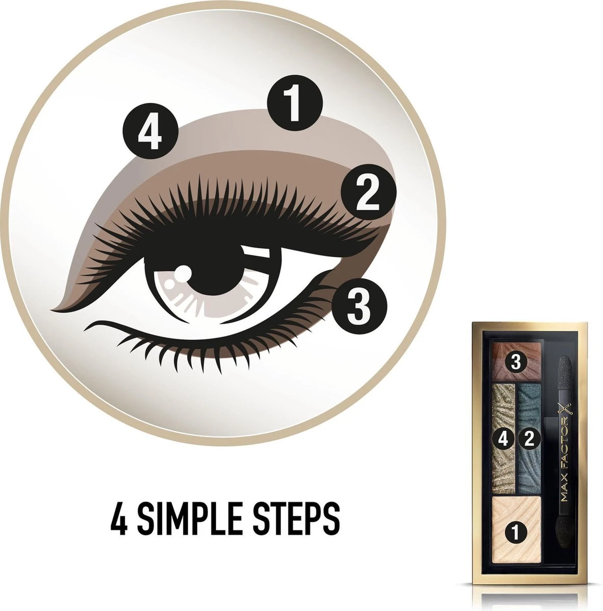 Max Factor Smokey Eye Drama Kit Oogschaduwpalette - 05 Magnet Jades 7 Max Factor Smokey Eye Drama Kit Oogschaduwpalette - 05 Magnet Jades - Afbeelding 7