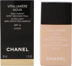 Chanel Vitalumiere Aqua Foundation - 30 Beige - SPF15 - 30 Ml 14 Chanel Vitalumiere Aqua Foundation - 30 Beige - SPF15 - 30 Ml -Schoonheidsproducten Winkel 1200x1099