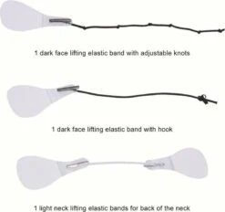 Facelift Tape - Face Tape - Gezicht Tape - Face Tape Lift - Beauty Tape - Facelift Tape Met Elastiek - 40 Stickers + 3 Verschillende Touwtjes -Schoonheidsproducten Winkel 1200x1125