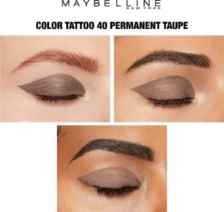 Maybelline Eye Studio Color Tattoo Oogschaduw - 40 Permanent Taupe/bruin -Schoonheidsproducten Winkel 1200x1138