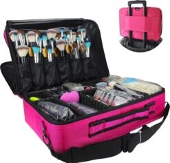 Cosmetica Koffer - Make-up Koffer Met Verstelbare Vakken - Visagie En Nagelstyliste Beauty Koffer - 40x30x14CM - Roze 15 Cosmetica Koffer - Make-up Koffer Met Verstelbare Vakken - Visagie En Nagelstyliste Beauty Koffer - 40x30x14CM - Roze -Schoonheidsproducten Winkel 1200x1146