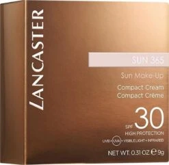 Lancaster Sun 365 Compact Bronzing Creme SPF 30 - 03 Golden Glow - 10 G -Schoonheidsproducten Winkel 1200x1170