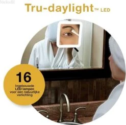 Melodii ML10X - Make Up Spiegel Met LED Verlichting - Scheerspiegel - 10x Vergroting - Met Tru-Daylight Verlichting - Voor Hem En Voor Haar -Schoonheidsproducten Winkel 1200x1188 1