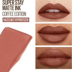 Maybelline SuperStay Matte Ink Lipstick - 260 Hazelnut Hypnotizer - Nude Lippenstift - 5 Ml -Schoonheidsproducten Winkel 1200x1192 1