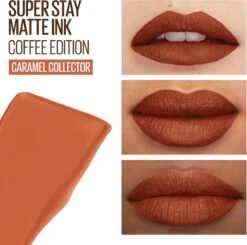 Maybelline SuperStay Matte Ink Lipstick Coffee Collection Limited Edition - 265 Caramel Collector - Nude Lippenstift - 5 Ml -Schoonheidsproducten Winkel 1200x1192