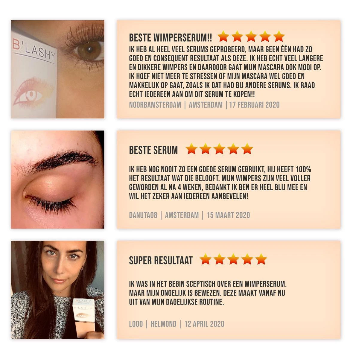 B’LASHY® Wimperserum - Wimper Groeimiddel - Wimper Serum Voor Sterke, Lange En Volle Wimpers - 5 Ml 5 B’LASHY® Wimperserum - Wimper Groeimiddel - Wimper Serum Voor Sterke, Lange En Volle Wimpers - 5 Ml - Afbeelding 5