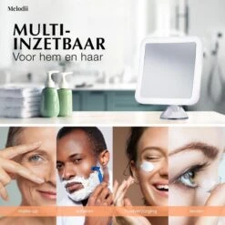 Melodii ML10X - Make Up Spiegel Met LED Verlichting - Scheerspiegel - 10x Vergroting - Met Tru-Daylight Verlichting - Voor Hem En Voor Haar -Schoonheidsproducten Winkel 1200x1200 277