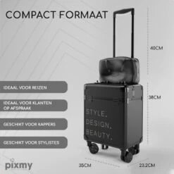 PIXMY® - MT130-S - Make Up Koffer - Cosmetica Koffer - DESIGN -Schoonheidsproducten Winkel 1200x1200 336