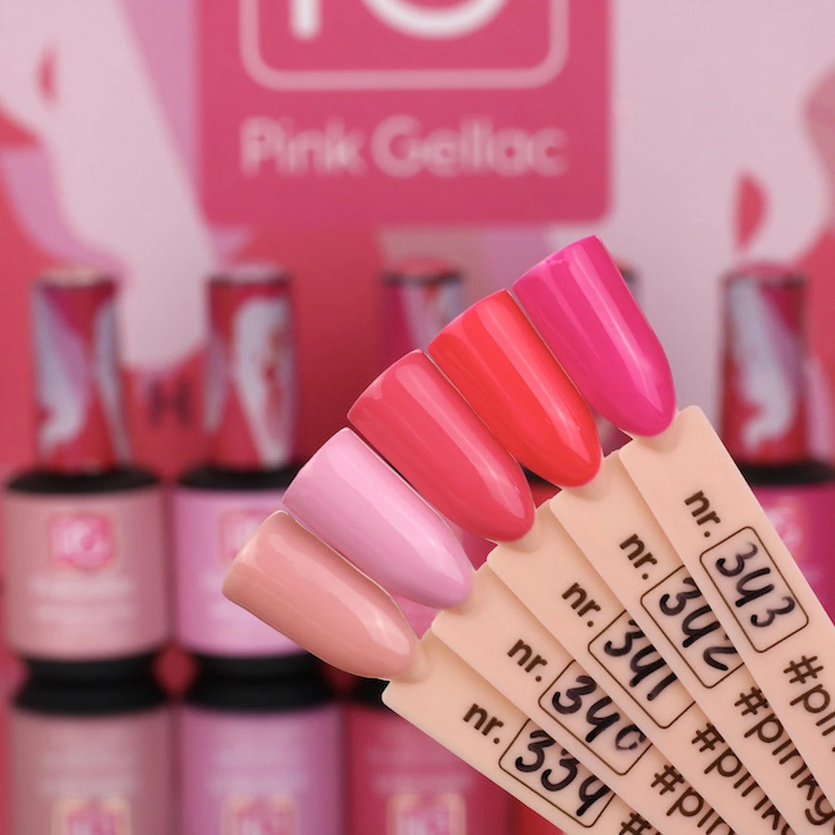 Pink Gellac - Ruby Pink - Gellak - Vegan - Roze - Glanzend - 15ml 4 Pink Gellac - Ruby Pink - Gellak - Vegan - Roze - Glanzend - 15ml - Afbeelding 4