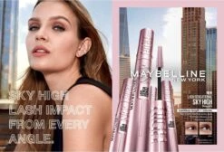 Maybelline Lash Sensational Sky High Waterproof - Zwart - Lengte Mascara - 6 Ml -Schoonheidsproducten Winkel 1200x815