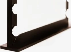 Make Up Spiegel Met Verlichting | Vivo | Hollywood Spiegel | Zwart | Touch | 3 Standen | 70x54 -Schoonheidsproducten Winkel 1200x873