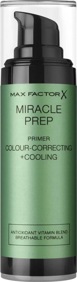 ​Max Factor - Miracle Prep Colour Correcting & Cooling Primer 30 Ml -Schoonheidsproducten Winkel 329x1200