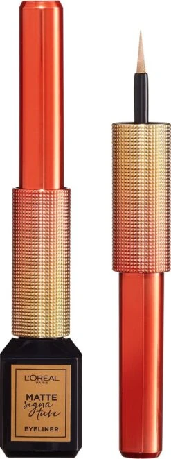 L’Oréal Paris Paris Electric Nights Superliner Matte Signature Eyeliner - Limited Edition – 10 Gold – Goud -Schoonheidsproducten Winkel 448x1200 1