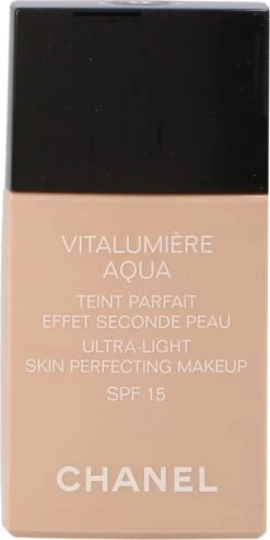 Chanel Vitalumiere Aqua Foundation - 30 Beige - SPF15 - 30 Ml 19 Chanel Vitalumiere Aqua Foundation - 30 Beige - SPF15 - 30 Ml -Schoonheidsproducten Winkel 600x1200 1