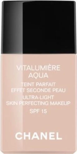 Chanel Vitalumiere Aqua Foundation - 30 Beige - SPF15 - 30 Ml 17 Chanel Vitalumiere Aqua Foundation - 30 Beige - SPF15 - 30 Ml -Schoonheidsproducten Winkel 600x1200