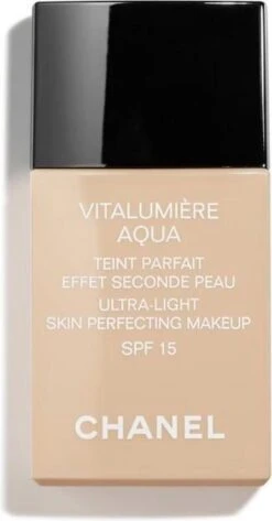 Chanel Vitalumiere Aqua Foundation - 30 Beige - SPF15 - 30 Ml 20 Chanel Vitalumiere Aqua Foundation - 30 Beige - SPF15 - 30 Ml -Schoonheidsproducten Winkel 626x1200